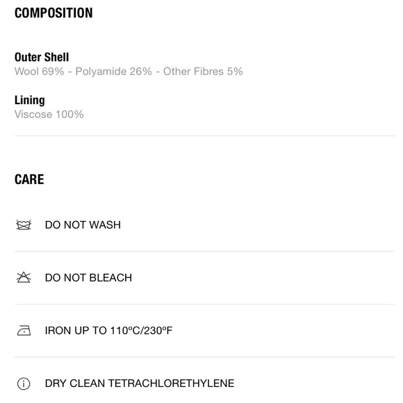 NWT Zara Wool Blend Coat - Picture 11 of 16